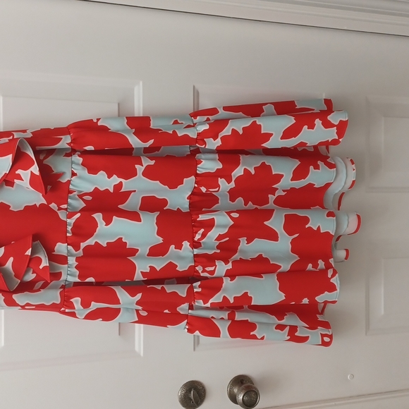 NWT Crosby by Mollie Burch Joe Joe high low summer dress Azalea Blooms $248 - Picture 3 of 8